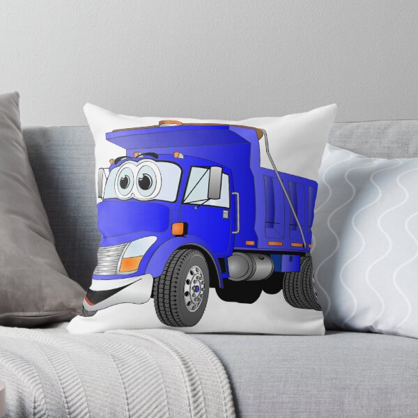 Dump Truck Pillow. Tipper Dumper Trucks Cushion. Heavy Duty 