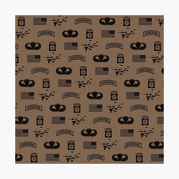 Item preview, 82nd Airborne Division Pattern (Brown) designed and sold by Jared Davies.