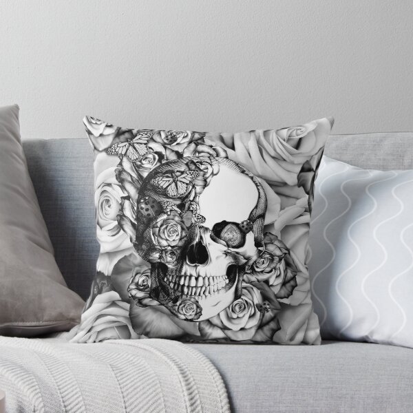 Item preview, Ladybug Rose skull.  designed and sold by KristyPatterson.