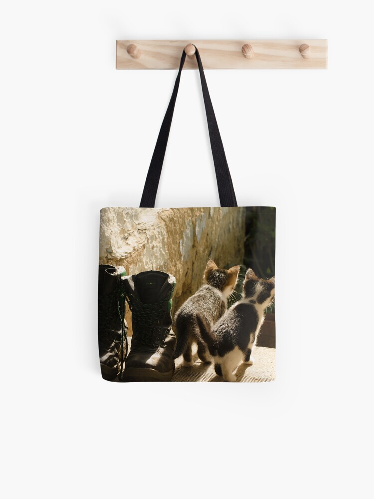 Thumbnail 1 of 2, Tote Bag, Young cats game designed and sold by Septi79.
