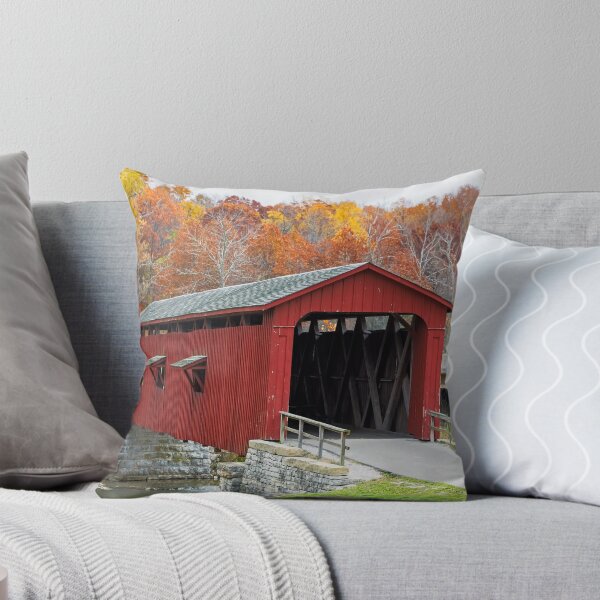 Item preview, Cataract Covered Bridge and Fall Foliage designed and sold by Kenneth Keifer.