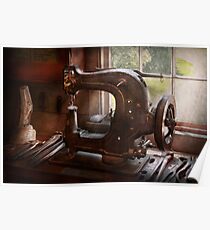 Sewing Machine - Leather - Saddle Sewer Poster
