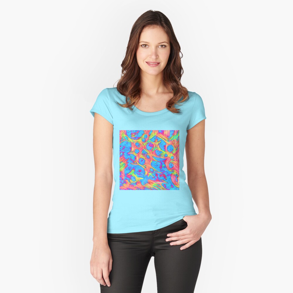 Item preview, Fitted Scoop T-Shirt designed and sold by blackhalt.
