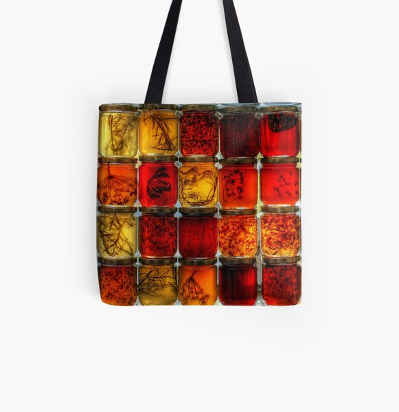 A Taste of Fall All Over Print Tote Bag