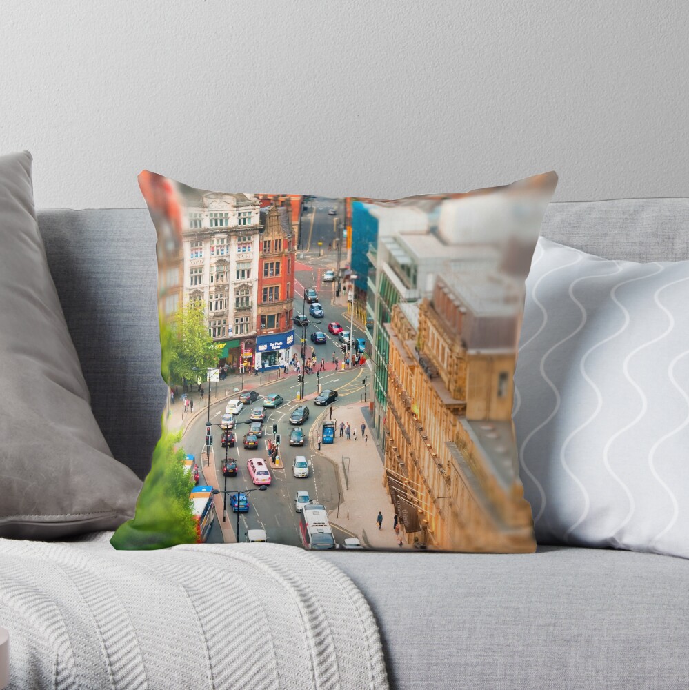 Manchester 'Tilt n Shift' Throw Pillow