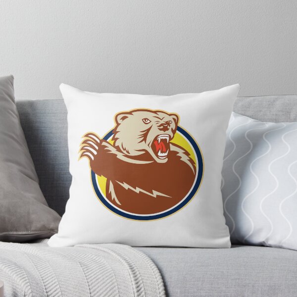 Item preview, Grizzly Bear Swiping Paw Retro designed and sold by patrimonio.