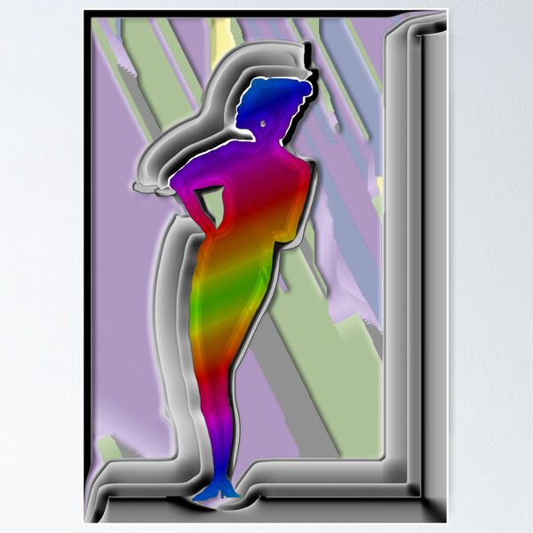 Modern Model Sculpture Poster