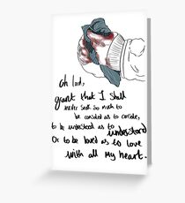Gene Roe Shirt Greeting Card