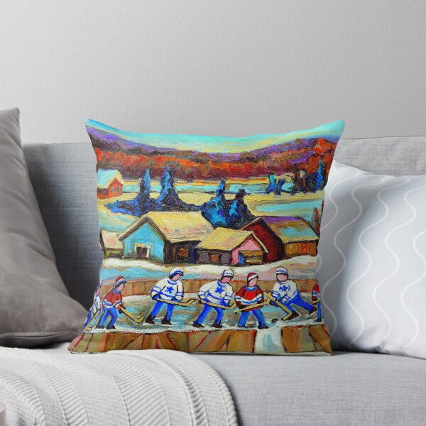 Item preview, POND HOCKEY HAPPY CHILDHOOD MEMORIES designed and sold by Carole  Spandau.