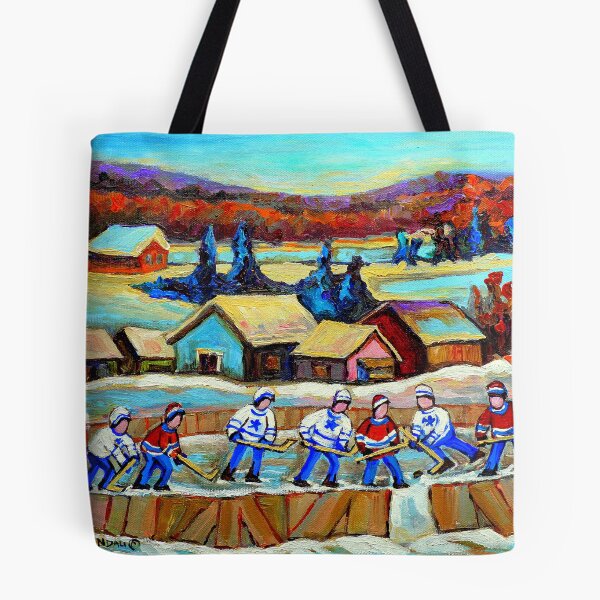 Item preview, POND HOCKEY HAPPY CHILDHOOD MEMORIES designed and sold by Carole  Spandau.