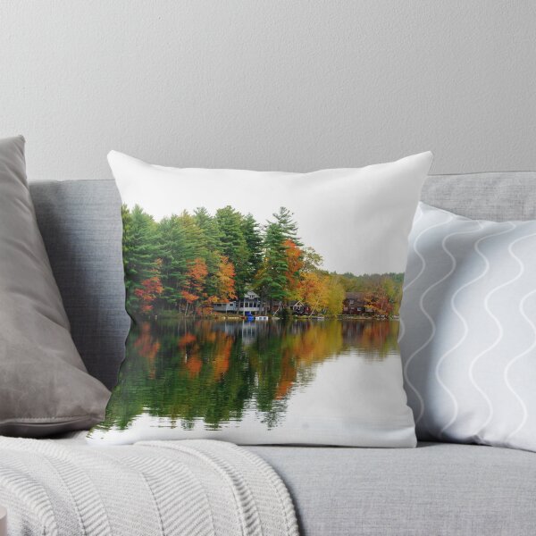 Item preview, Massachusetts Lake in Fall designed and sold by Uni356.