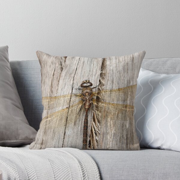 Item preview, Dragonfly on Gray Log designed and sold by rhamm.
