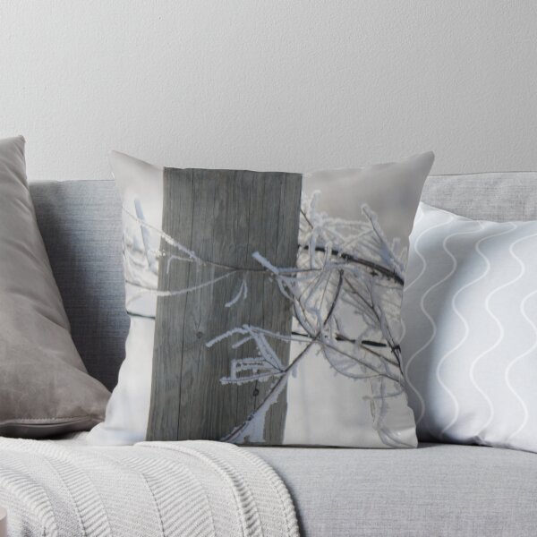 Item preview, Fencepost in Winter  designed and sold by Brenda Roy.