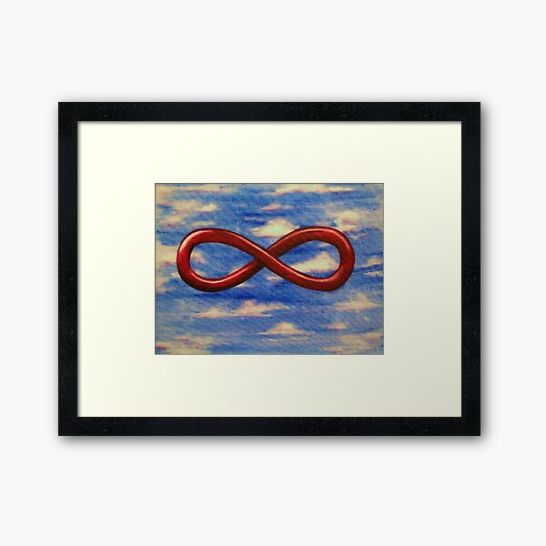 eternity comes to those who wait Framed Art Print