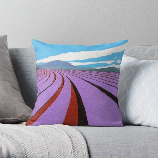 Lavender Quilt, Nabowla. Throw Pillow