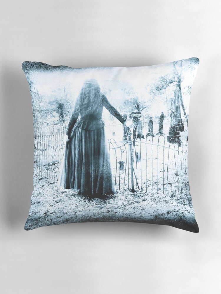 Thumbnail 3 of 4, Pillow, Waiting and Watching designed and sold by KatarinaSilva.