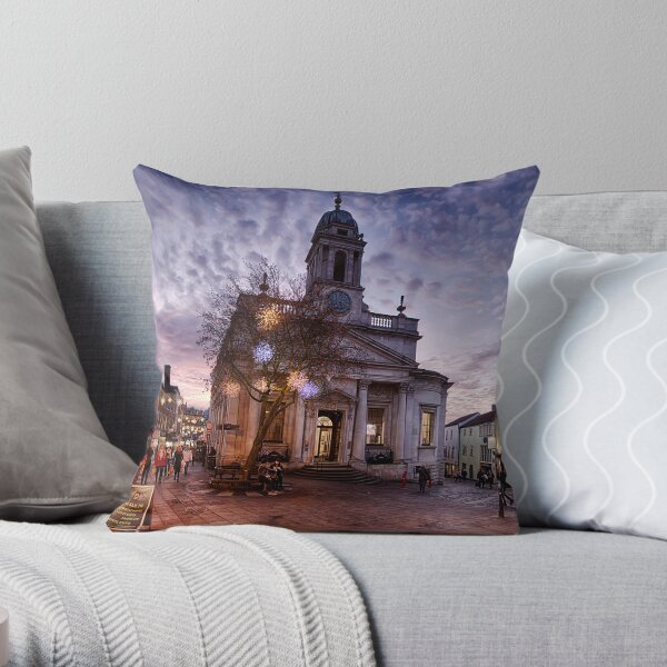 London Street, Norwich Throw Pillow