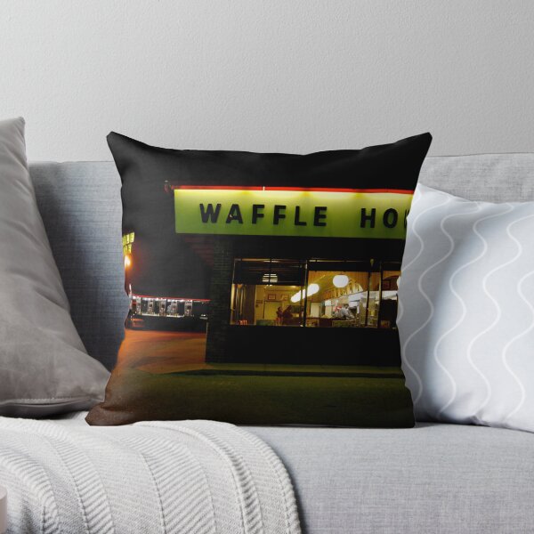 Waffle House near St. Louis, Missouri Throw Pillow