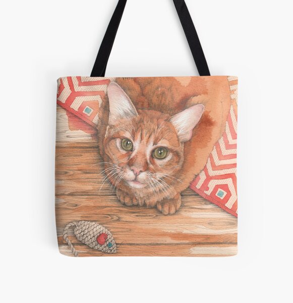 Alfie, fearsome mouse destroyer All Over Print Tote Bag