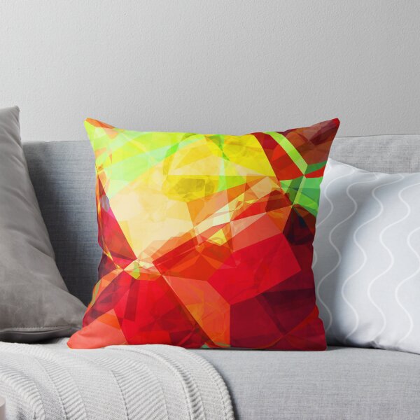 Item preview, Mixed Color Poinsettias 2 Abstract Polygons 1 designed and sold by TravelPhotoArt.