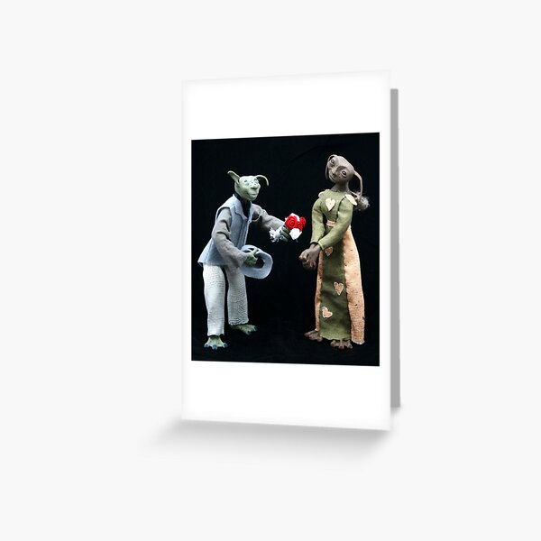 flowers for me? Greeting Card