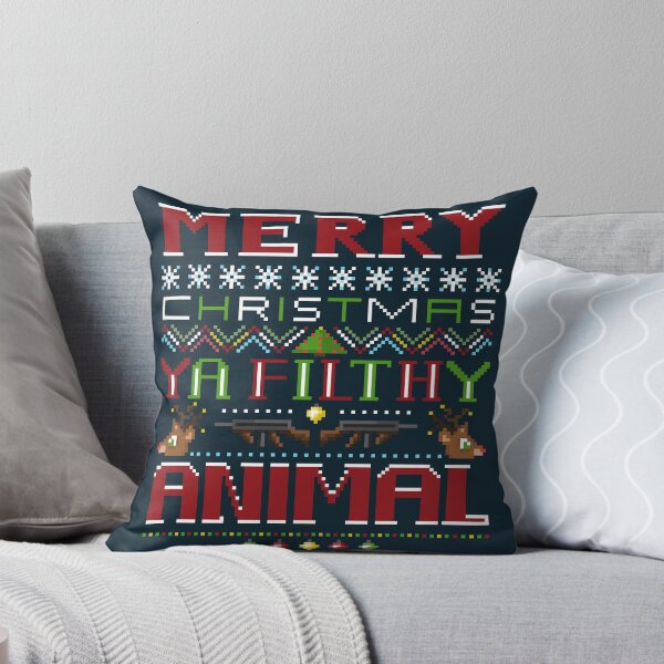 Artikelvorschau, merry christmas ya filthy animal entworfen und verkauft von Alii Marie.