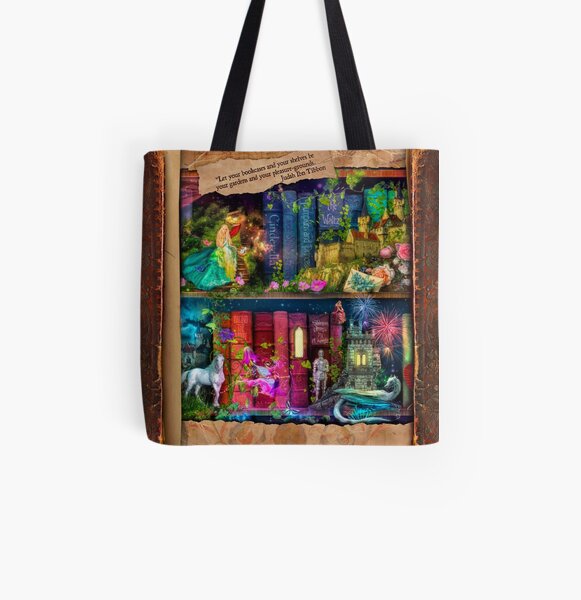 The Curious Library Calendar - December All Over Print Tote Bag