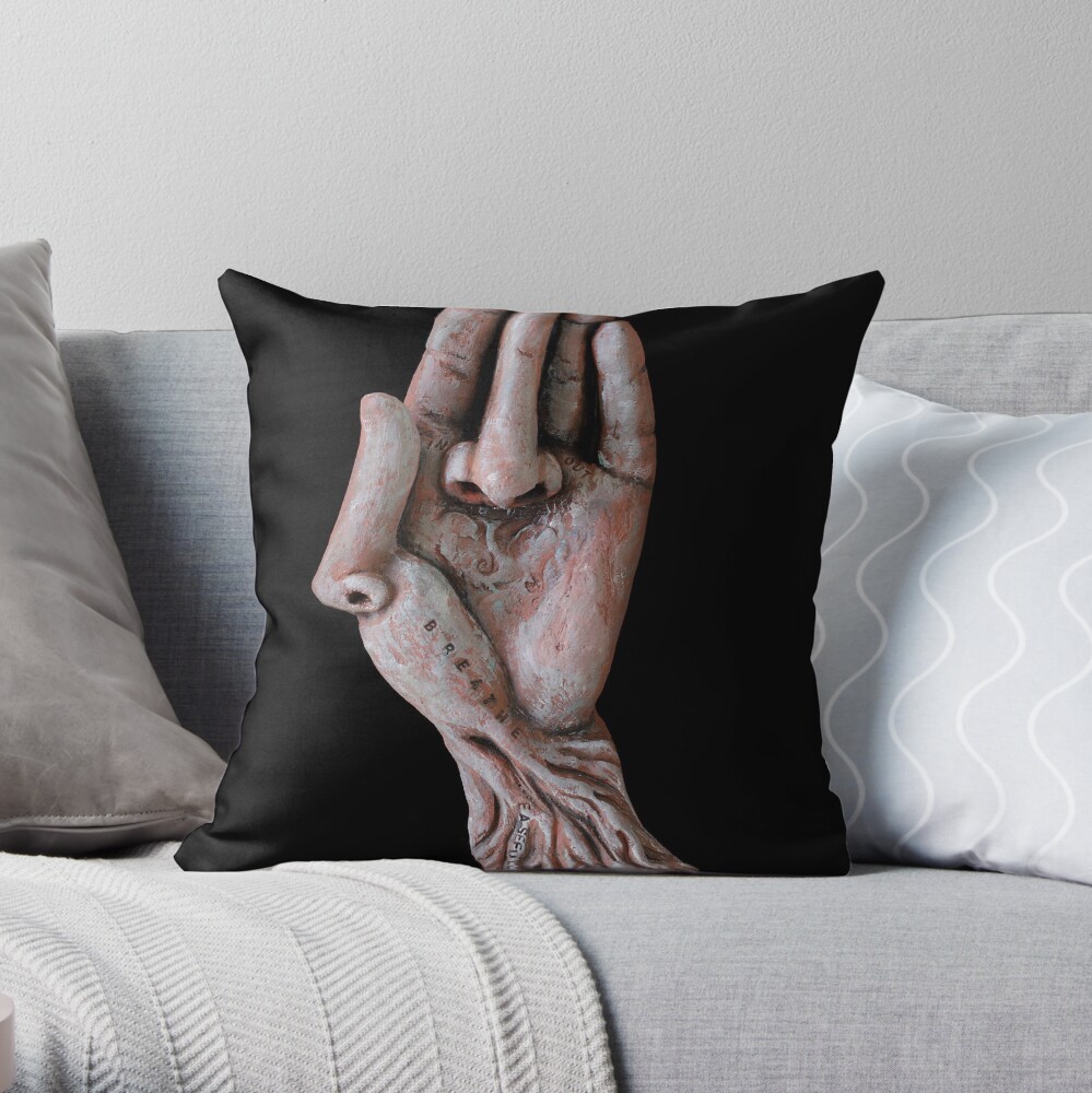 Breathe Throw Pillow