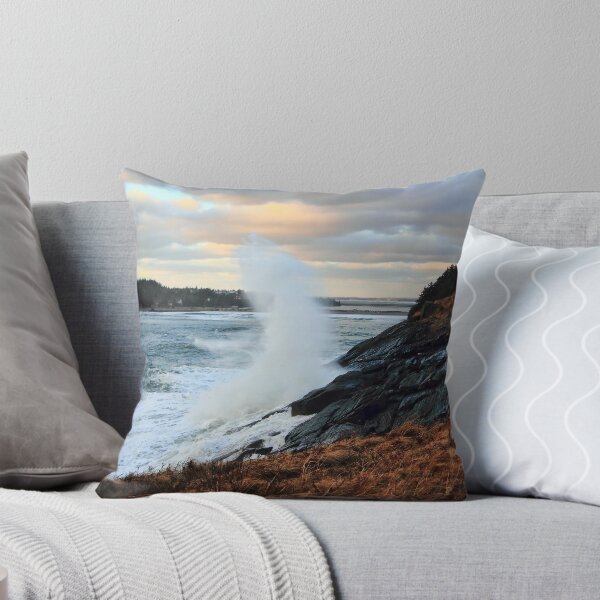 Item preview, Wave From The Hill at Cape Forchu designed and sold by Debbie  Roberts.