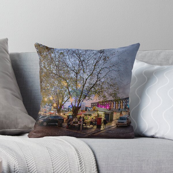 Gentlemans Walk, Norwich Throw Pillow