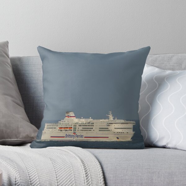 Brittany Ferries Pont Aven Throw Pillow