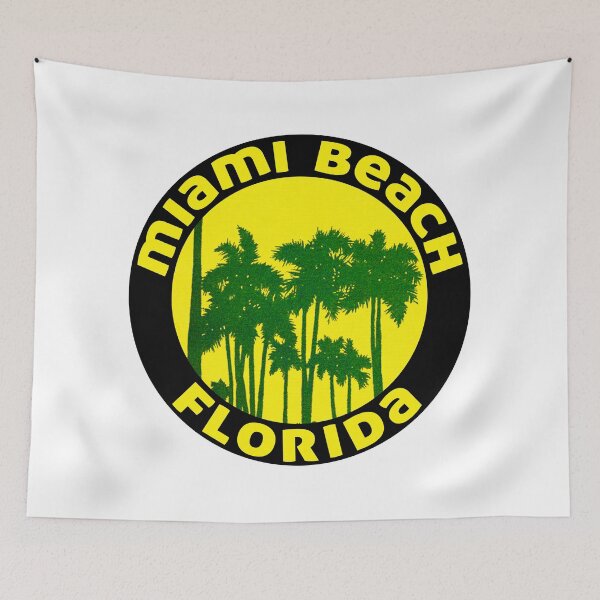 Item preview, Miami Beach Florida Surfing South Beach designed and sold by DESTINATIONS DECAL.