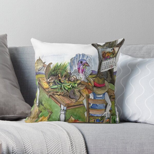 November-Dinner, Next Week? Throw Pillow