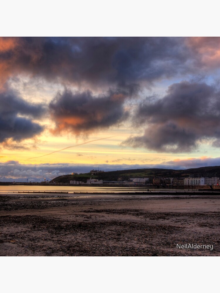 Dawn over Douglas in the Isle of Man  by NeilAlderney