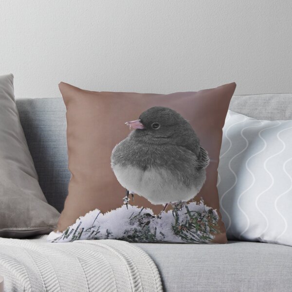 Item preview, Dark Eyed Junco On Snowy Branch designed and sold by cherylorraine.