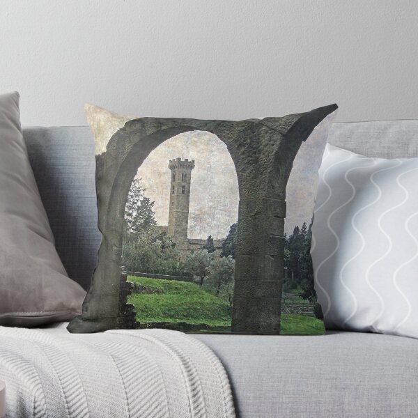 An archway through time Throw Pillow