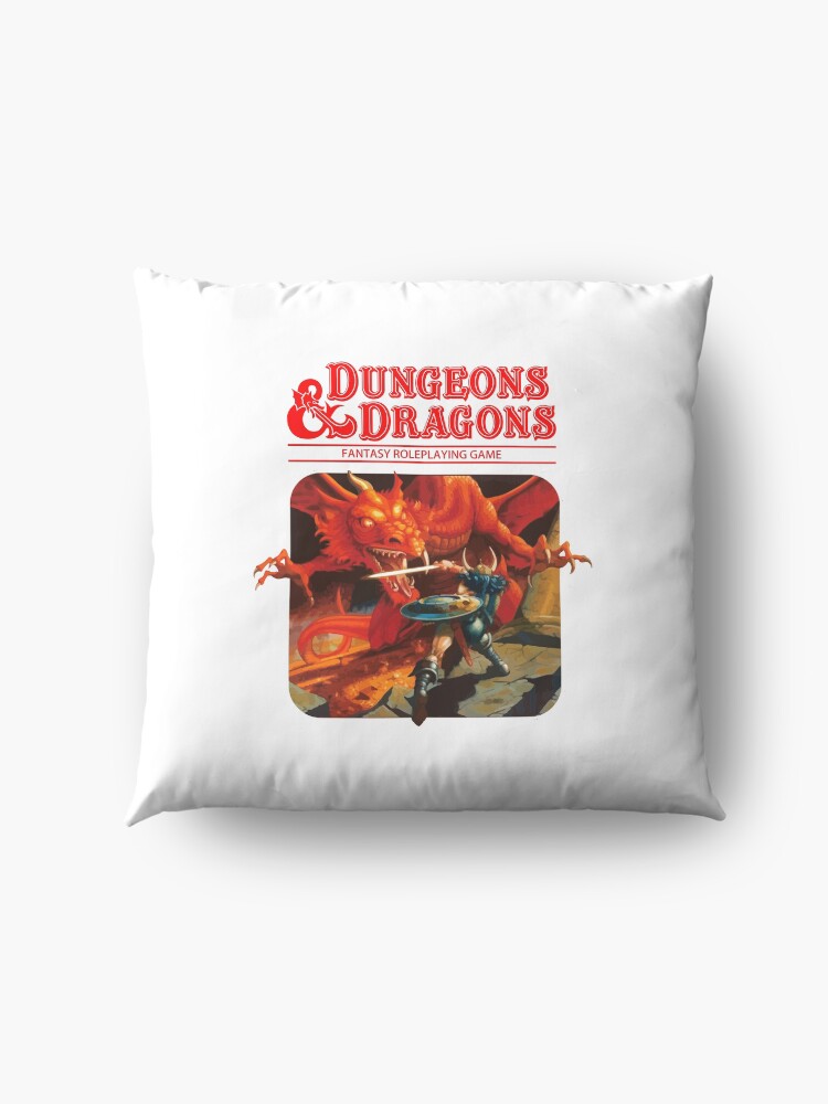Alternate view of Dungeons Diners Dragons Drive Ins Dives Floor Pillow