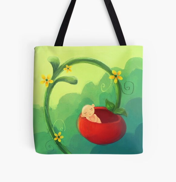 Fruity flowery baby All Over Print Tote Bag