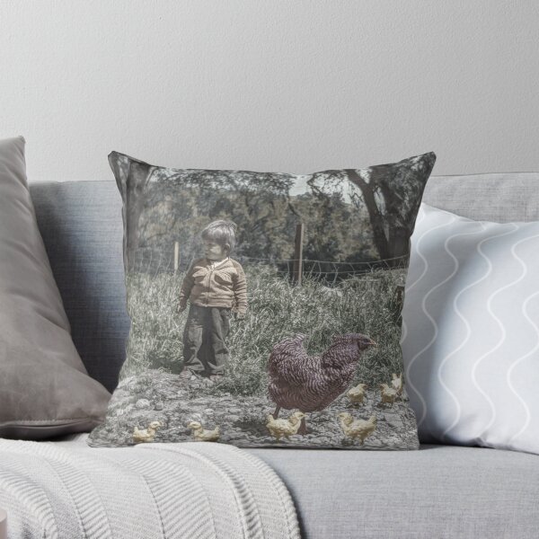 Item preview, The Twins and Their Chickens designed and sold by OtherRealisms.