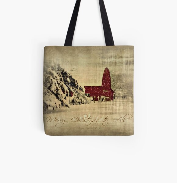 Merry Christmas and Happy Holidays to all! All Over Print Tote Bag