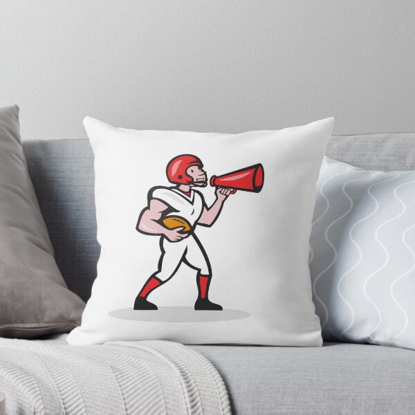 Item preview, American Football Quarterback Bullhorn Isolated Cartoon designed and sold by patrimonio.