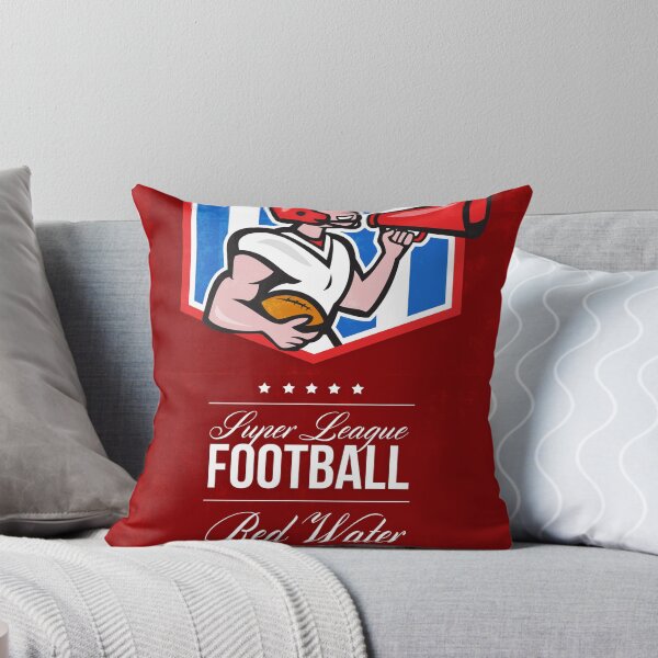 Item preview, American Football Quarterback Bullhorn Poster Art designed and sold by patrimonio.