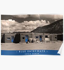 Blue Entryways Poster