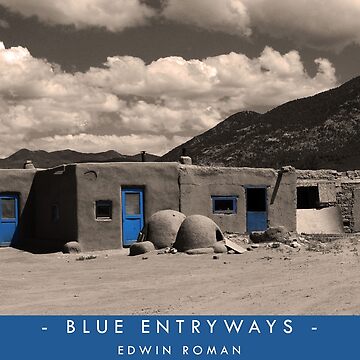 Artwork thumbnail, Blue Entryways by EdwinRomanArt