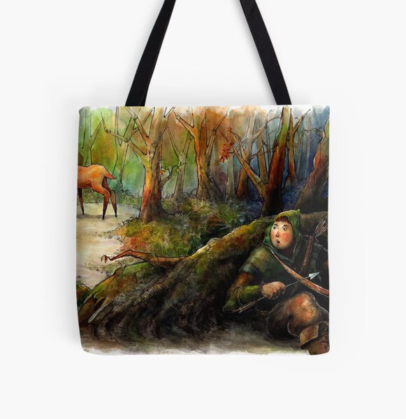 The Hunter All Over Print Tote Bag