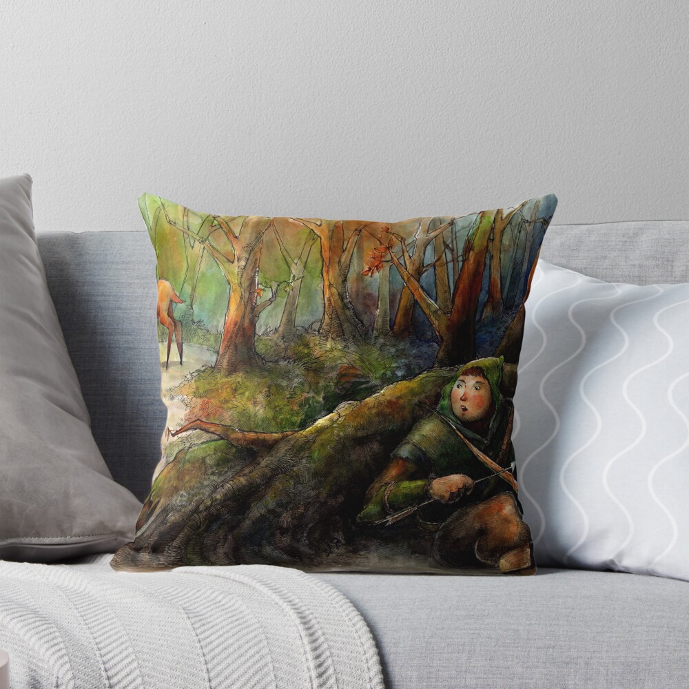 Item preview, Throw Pillow designed and sold by SKMOON.