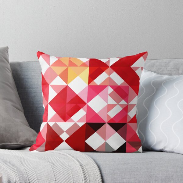 Item preview, Mottled Red Poinsettia 2 Abstract Triangles 1 designed and sold by TravelPhotoArt.