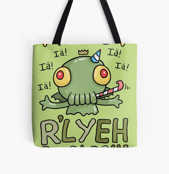 Cthulhu Birthday Card! All Over Print Tote Bag