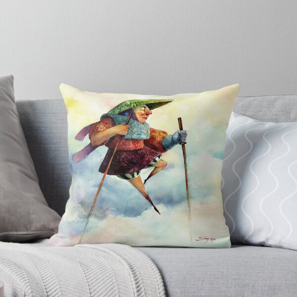 Cloud Strider Throw Pillow