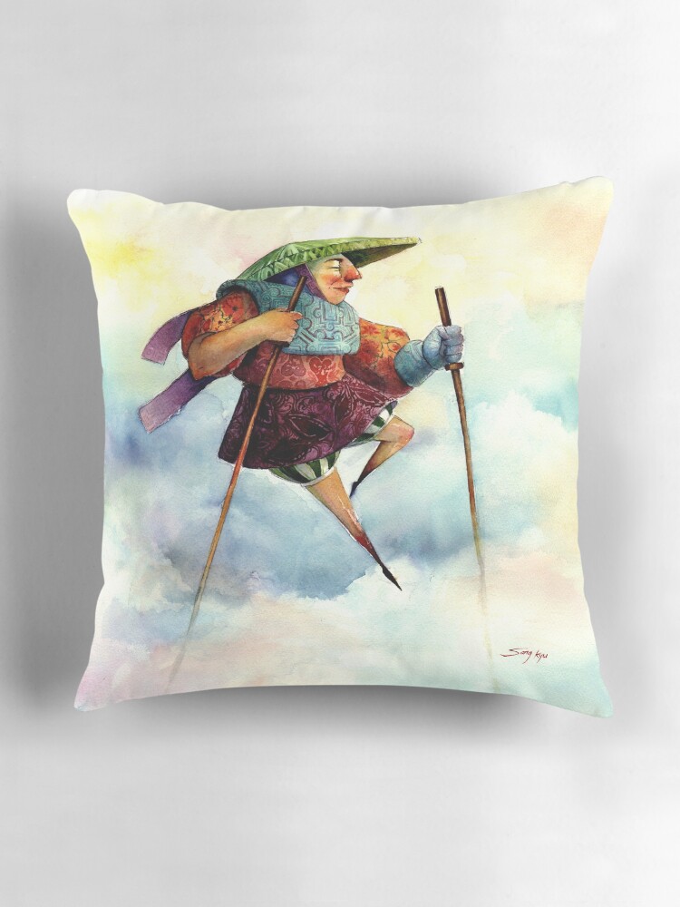 Thumbnail 3 of 4, Pillow, Cloud Strider designed and sold by SKMOON.